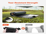 10Mil Plastic Sheeting Roll 10 x 100 FT Heavy Duty Black & White V952-SLM10FT100FT1RB3QV0