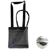 Urine Dage Bag Holder, Catheter Bag Cover with Pockets & Adjustable Strap, Oxford Cloth 13x11.8 in V1370-AZ4-17949