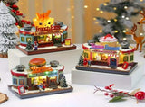 Christmas Light-Up Musical Rotating Ornament Resin & Plastic, Warm Glow with Rotation & Music, V1232-XZYYH-SD-001