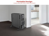Dimplex Oil Free 2.4kW Column Heater w/ Thermostat and Turbo Fan in Black ECR24FA