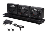 Aquarium Cooling Fan Adjustable Wind Speed Easily Install Safe Fish Tank Fan with Clamp Nozzle for V1294-YM0901-3111210300311