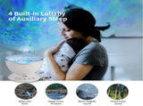 Ocean Wave Projector Sound Machine, Night Light Projector with Remote Control Timer 7 Colors LED V1192-AZ-W-16956