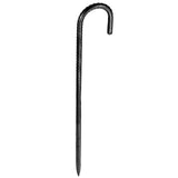 Rebar Stakes, 406.4 mm, Heavy-Duty 10 mm Diameter J Hook, Galvanized Steel Ground Anchors with V952-LWDDJG16YC10U07F7001V0