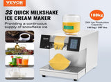 Commercial Snowflake Ice 397LBS/24H Snowflake Ice Maker, Stainless Steel Ice Shaver V952-SLXNBJCMYJP1SWA5FV3