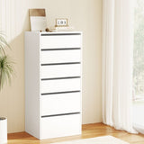 Artiss 6 Chest of Drawers Dresser Tallboy White FURNI-N-CDR-6D-WH-AB