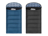 Weisshorn Sleeping Bag Set of 2 Single Thermal Camping Hiking Tent 0&degC SB-MICRO-GRNA
