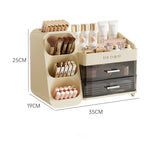 Spacious Cosmetic Organizer - Multi-Functional Vanity Storage for Lipsticks & Skincare V888-ELOSUNG18287