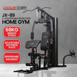 Powertrain JX-89 Multi Station Home Gym 68kg Weight Cable Machine HGM-89F-JX