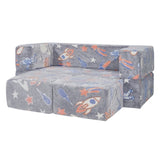 Modular Kids Play Couch 4Pcs DIY Glow in the Dark Toddler Chair Grey V952-ETSF411849YC8HY99V0