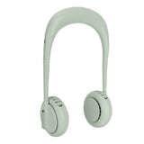 Mini Hands Free Fan USB Charging Hanging Neck Cooling Fan Adjustable 3-Speed WindGreen V1294-YM0901-3113210031013