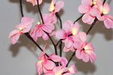 1 Set of 50cm H 20 LED Pink Frangipani Tree Branch Stem Fairy Light Wedding Event Party Function V382-PKFRANGISTEMBATT