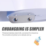 Hand Crank Shaved Ice Cream Machine Slushie Machine for Snow Cone Margarita Frozen Cocktails Healthy V1294-YM0717-10101945