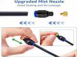 63cm Standing Mist Sprinkler System, Outdoor Patio Garden Misting Cooling System with Brass Mist V1188-MS-924-011