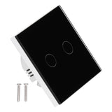 Type 86 2Way Smart Switch Touch Voice Household CapacitorFree Backlit Switch for Zigbee Tuya V1294-YM0901-3113210139211