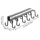 Under Cabinet Storage Mug Hooks, Under Cabinet Utensil Holder Hanger Hook, Double Sided Utensil V1189-LWWAL-20260401-06775