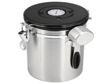 Stainless Steel Coffee Bean Airtight Canister Tea Dried Fruits Storage Container 1.8L V1294-YM0901-3118200204211