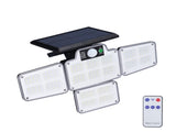 LED Solar Lights Outdoor 4 Adjustable Heads Motion Sensor Light 450LM 3 Modes Wide Angle Wall Light V1294-YM0523-3119210270711