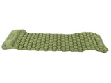 Camping Sleeping Pad Mat Foot Press Inflatable Cushion Mattress for Tent Hiking TravelMilitary Green V1294-YM0718-3117200188113