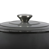 TOQUE 4L Enamel Dutch Oven Pot in Black Colour KT0180-4L-BK