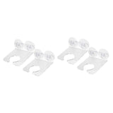 4Set re Acrylic Wine Glass Holder for Bath Time Free Hands Chic Style V1366-AZ2-W-13629