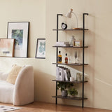 VEVOR Industrial Square Pipe Shelf 5 Tier 64x30x182.5cm Wall-Mount for Bedroom V952-JSGZWJFGHMBHOYOVAV0