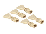 5Pcs Brass Fountain Nozzles Fan Shaped Water Fountain Nozzle Exquisite Fountain Head Sprinkler for V1294-YM0703-3111230069511