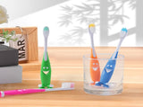 Petluno 100 Pack Kids Toothbrush Bulk Soft Bristles Toddler Cute with Suction Cup, Includes Travel V1258-DP02-C-1103