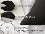 18" x 18" Throw Pillows, Outdoor Waterproof Pillows with Inserts, Square Decorative Pillows for V1258-DP02-C-3195