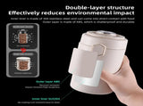 Airtight Coffee Canister with Humidity Gauge Date Record Disk One Way Exhaust Valve Double Layer V1294-YM0901-H49316BE
