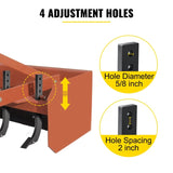 Box Blade Shank, 46.6 cm Scarifier Shank, 4 Holes Box Scraper Shank, Ripper Shank with Removable V952-LT4KHS6ZZ00000001V0