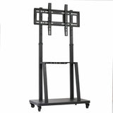 Floor Tv Mount Stand Bracket Rolling For 32"-80" Screens Vesa 600X400 Hold 65Kg V767-U-950A