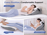 Adjustable Wedge Pillow Headboard Set for Sleeping & After Surgery, Ergonomic Reading Pillow for V1107-109-84056