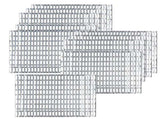 Disposable Aluminum Grill Liners BBQ Sheets Perfect for Public Park Grills, Outdoor BBQ, Camping V1366-AZ2-W-14613