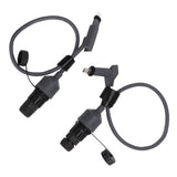 2PCS SPX Ethernet Cable Adapter 18.7 Inch PVC Waterproof SPX Cable Connector with POE Power Supply V1294-YM0901-3113240215311