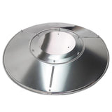 Patio Heater Reflector Plate, Outdoor Propane Heater Replacement Part - Top Dome, 3-Hole Mount, V1237-ZY-203-0393
