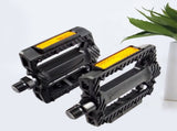 Masteelf 1 Pair of Pedals Anti-slip Plastic Grain Large Treadle Universal Road Bike Pedals V1189-LWWAL-20260327-03571