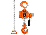 Manual Lever Chain Hoist, 1/2 Ton 1100 lbs Capacity 10 FT Come Along, G80 Galvanized Carbon Steel V952-MNSBHL12T10FTJ83GV0