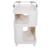 Rolling Utility Cart with Handle Multi Functional Trolley for Office Living Room Movable V1294-YM0901-3116250017111