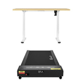 Artiss Electric Treadmill with 140cm Automatic Standing Desk Walking Pad 400mm SDTM-114G-WHNT-140-400PAD
