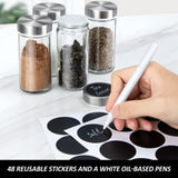 Rotating Spice Rack Organizer with 20 Pieces Jars for Kitchen V178-83532