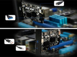 Simplecom EC315 PCIe x4 to 4-Port USB 3.2 Gen II 10Gbps Type-C Type-A with Front Panel USB 3.0 V28-SIMEC315