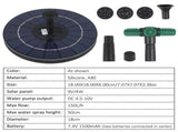 Solar Fountain Disc Pump Bird Bath Solar Water Fountain V1263-JX-5577