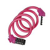 5Digit Combination Coiling Cable Coiling Bike Password Resettable Combination Bicycles V1370-AZ4-12625