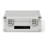 Crosley Cruiser Portable Retro CD Player with Stereo Bluetooth Speakers, FM Radio - White Sands V398-CR3505A-WS
