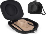 Hat Box for Travel - Crush Proof Cowboy Hat Holder Storage, Hard Travel Hat Carrier Case for Cowboy, V1258-DP02-F-932