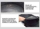 Fins Protective Bag Snorkeling Portable Diving Fins Bag PVC Fins Protective Bag with Shoulder Strap V1369-AZ3-W-16088