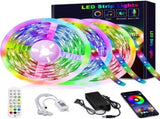 LED Strip Light 15M Bluetooth 5050 RGB 12V 270 LEDs with App Remote Controller V1188-MS-527-001