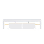 Artiss Entertainment Unit TV Cabinet LED 189cm White Elo FURNI-L-TV189-WH-AB