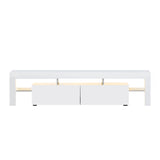 Artiss Entertainment Unit TV Cabinet LED 189cm White Elo FURNI-L-TV189-WH-AB