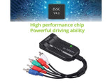 HDMI-compatible to 1080p Component Video YPbPr 5RCA RGB Converter Adapter R/L Audio Output - Black V1263-JX-261